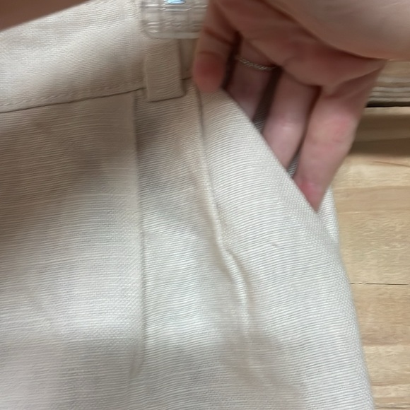 Banana Republic size 4 Stretch Khaki Color Knee-Length Pencil Skirt with Pockets - Picture 4 of 10